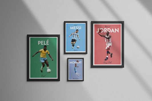 Illustrated Sports Artwork - Making those empty walls pop!