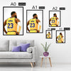 LeBron Numbered