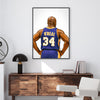 Shaq Numbered