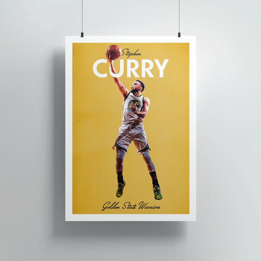 Stephen Curry Icons - A4 White Frame