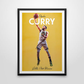 Stephen Curry Icons - A4 White Frame