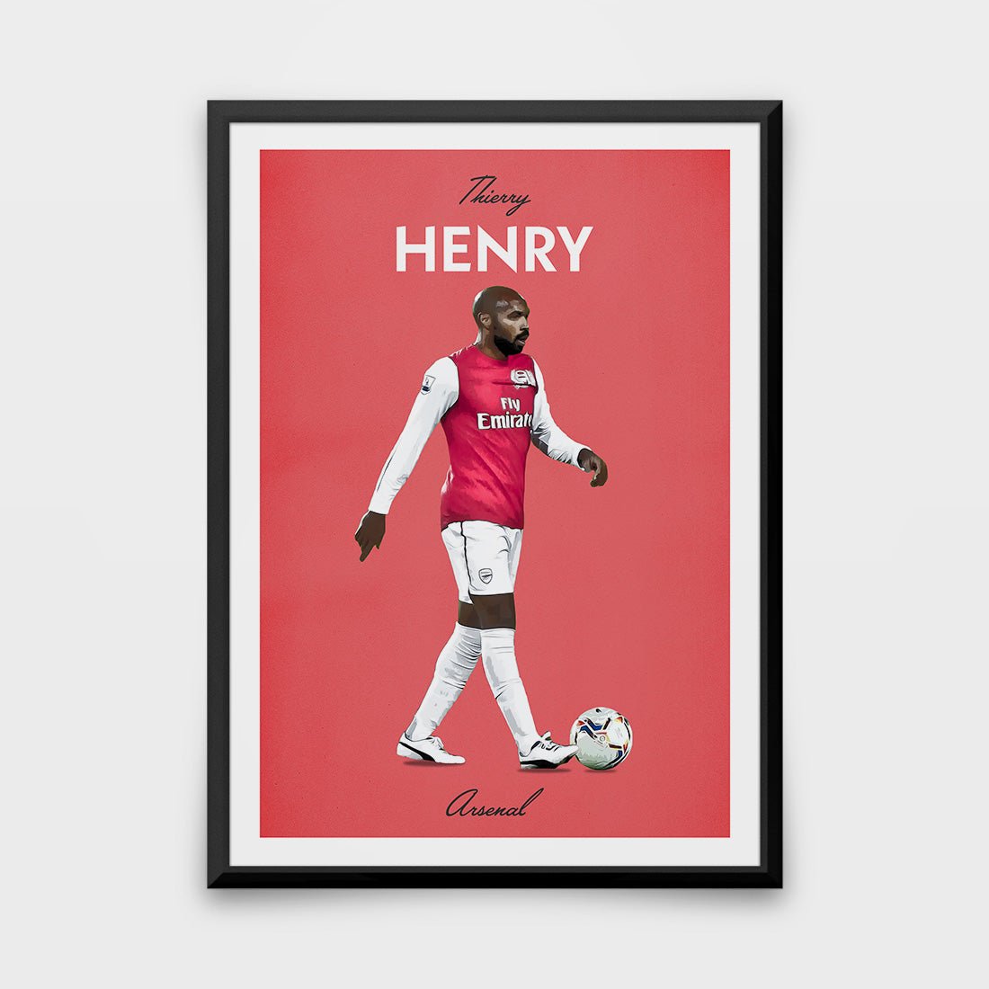 Poster Thierry Henry | Fou De Foot Poster Thierry Henry | Fou De Foot