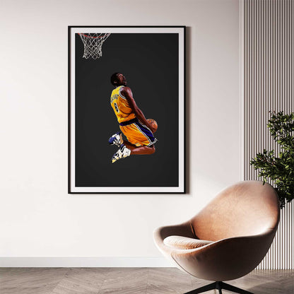 Kobe Bryant Lakers Basketball Posters & Frames – JS Sports Prints & Frames