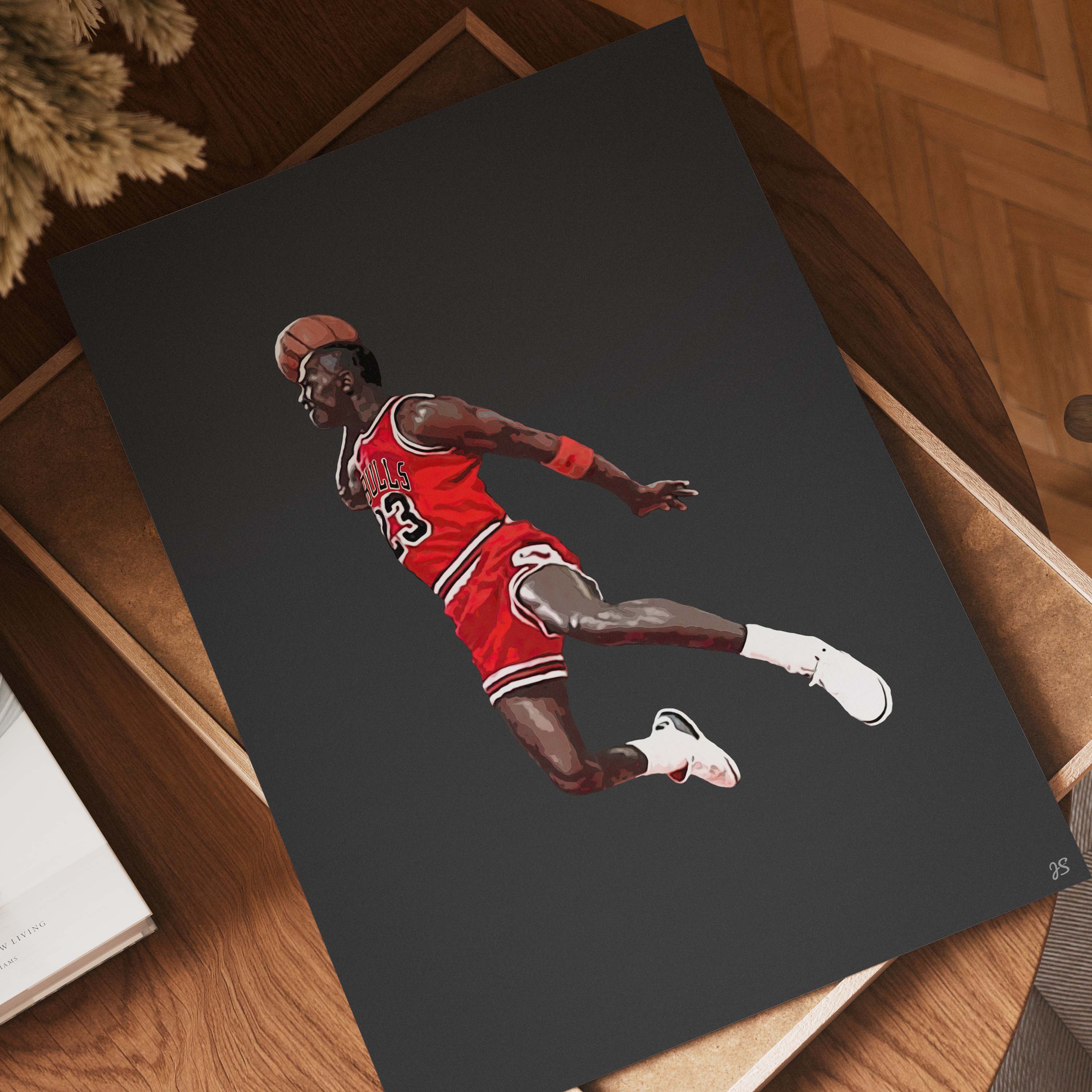 Adam Lister Michael Jordan ジークレープリント Adam Lister Pays Further Homage To Michael Jordan with Three