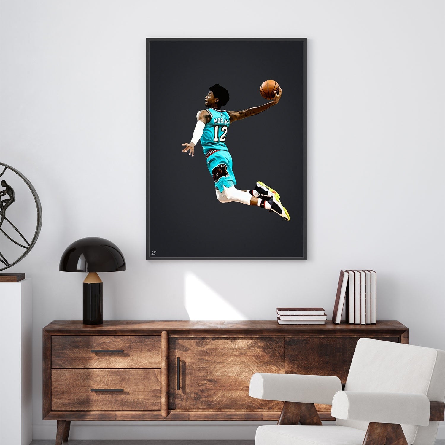 Ja Morant Posters & Frames – JS Sports Prints & Frames