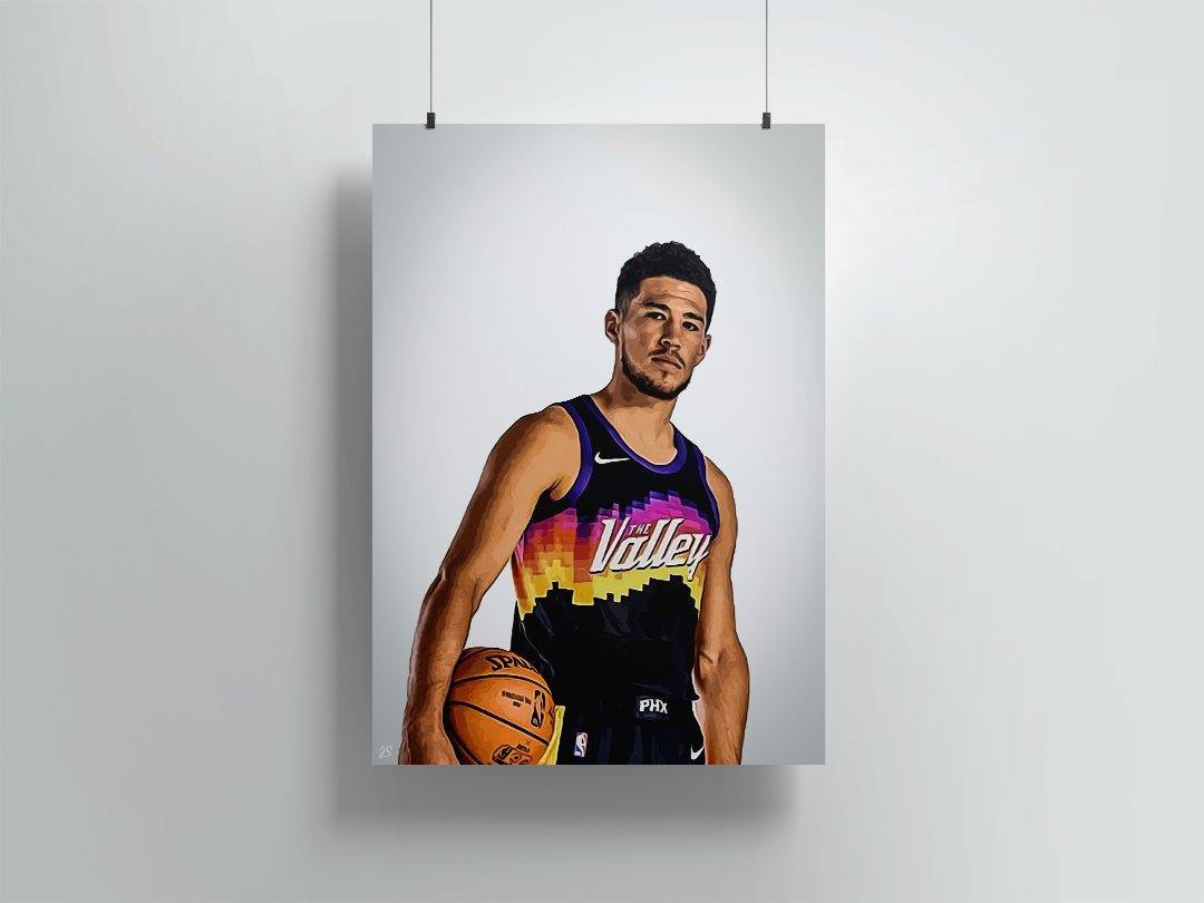 JS Sport Prints A4 / Unframed Print / No White Border Devin Booker