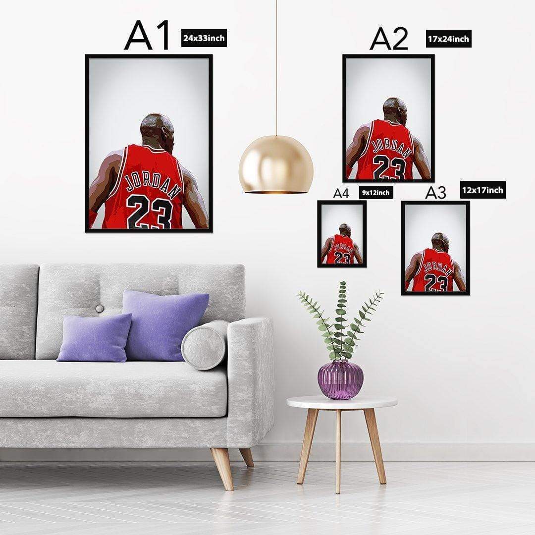 Michael Jordan Poster A4 & A3