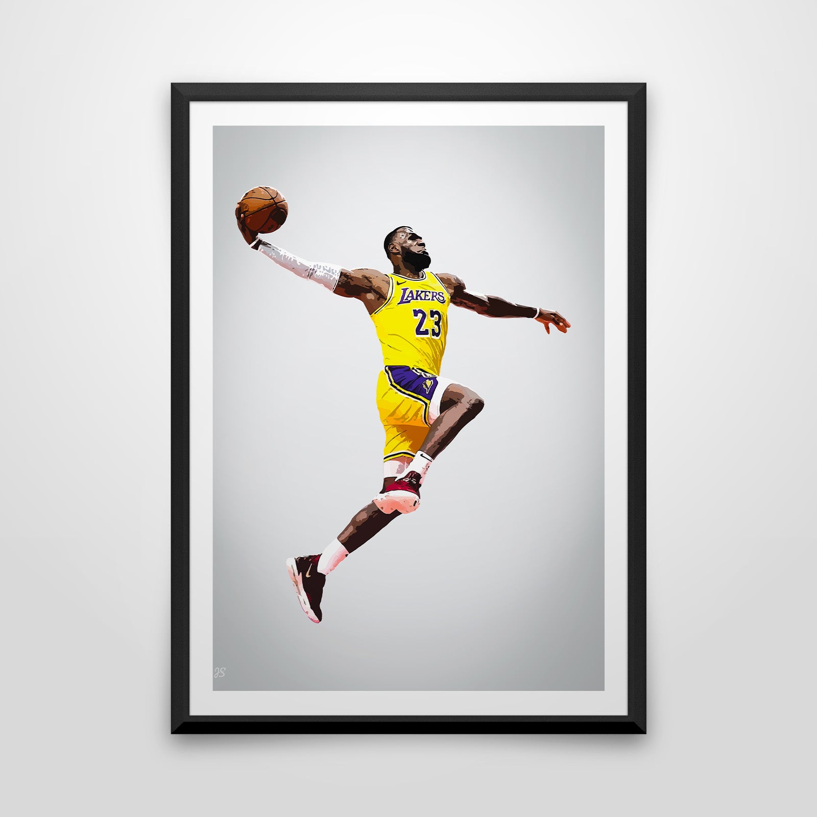 Lebron james deals framed poster